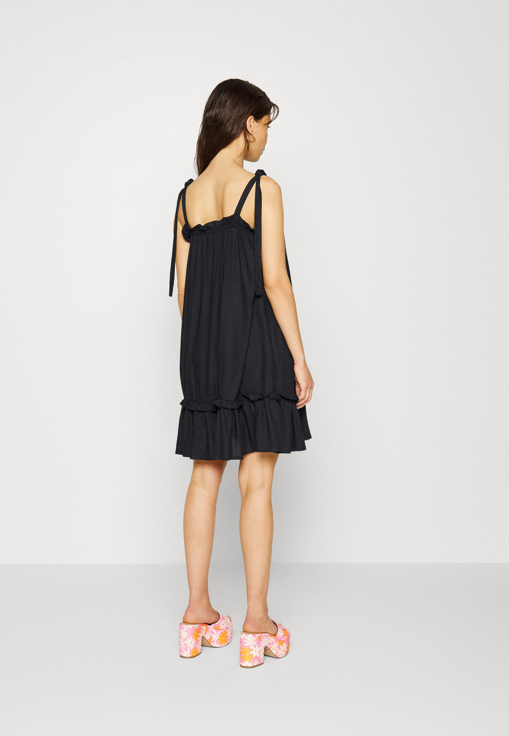 PCVIOLET STRAP DRESS - Black