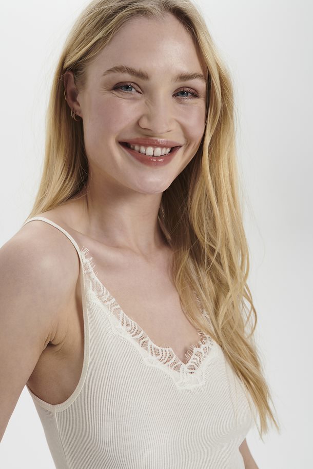 MayaSZ Strap Lace Top - Ice