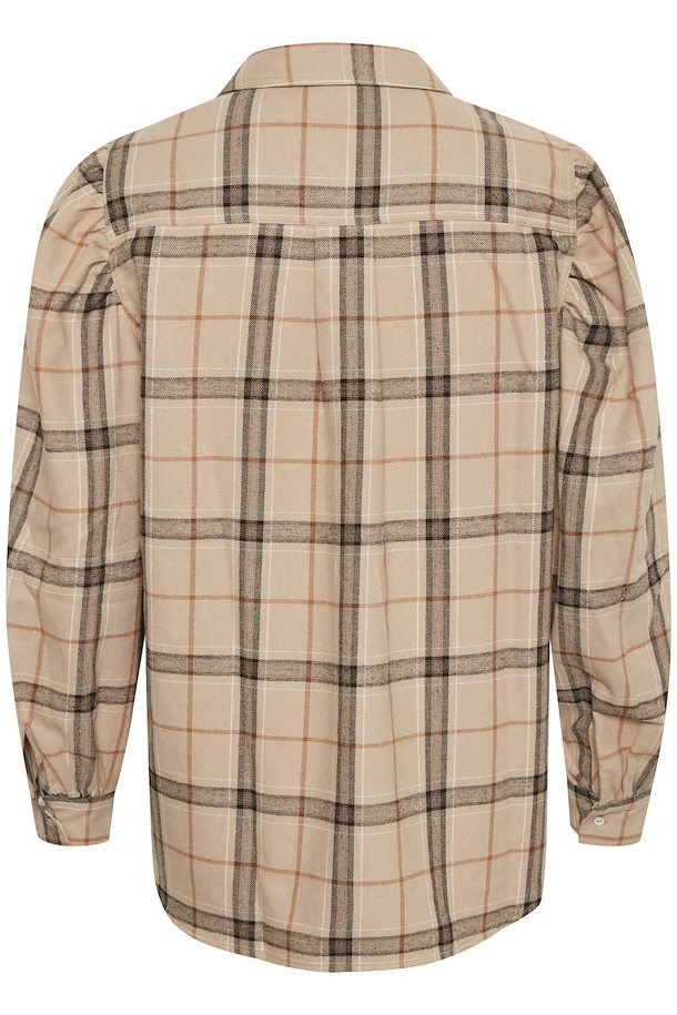 Light Taupe Hubba Check Shirt