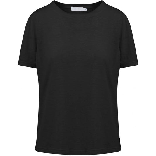 T-Shirt with Puff Sleeve - Black