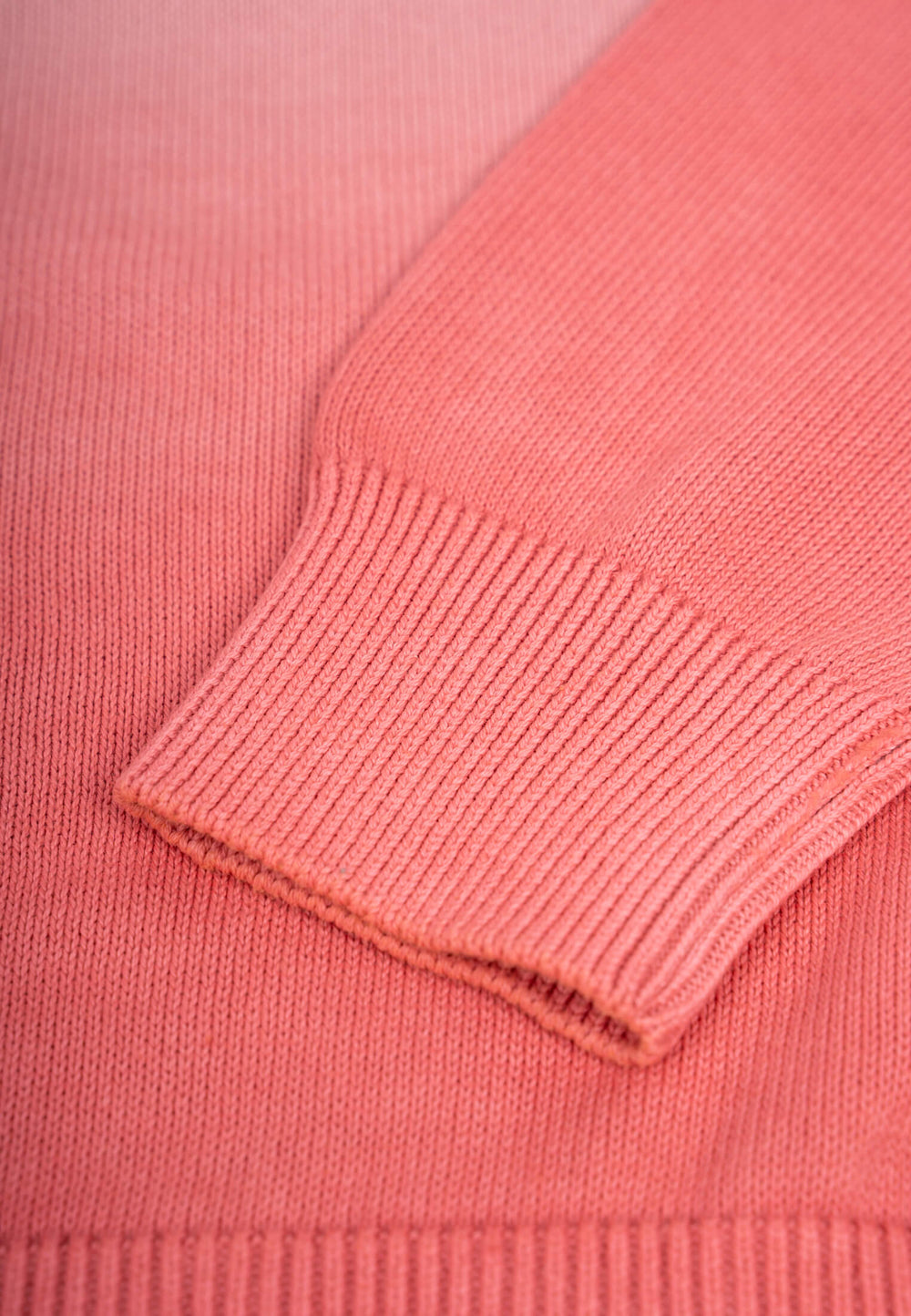 Pink Dip Dye Coral Jumper