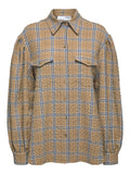 Long Checked Shirt - Nomad/Blue