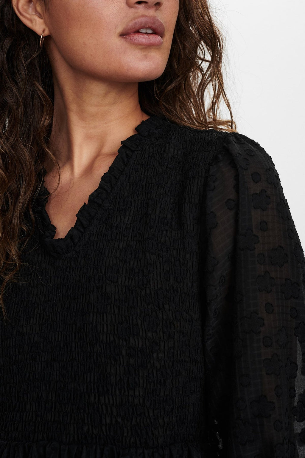 NUEDDY DRESS - Caviar