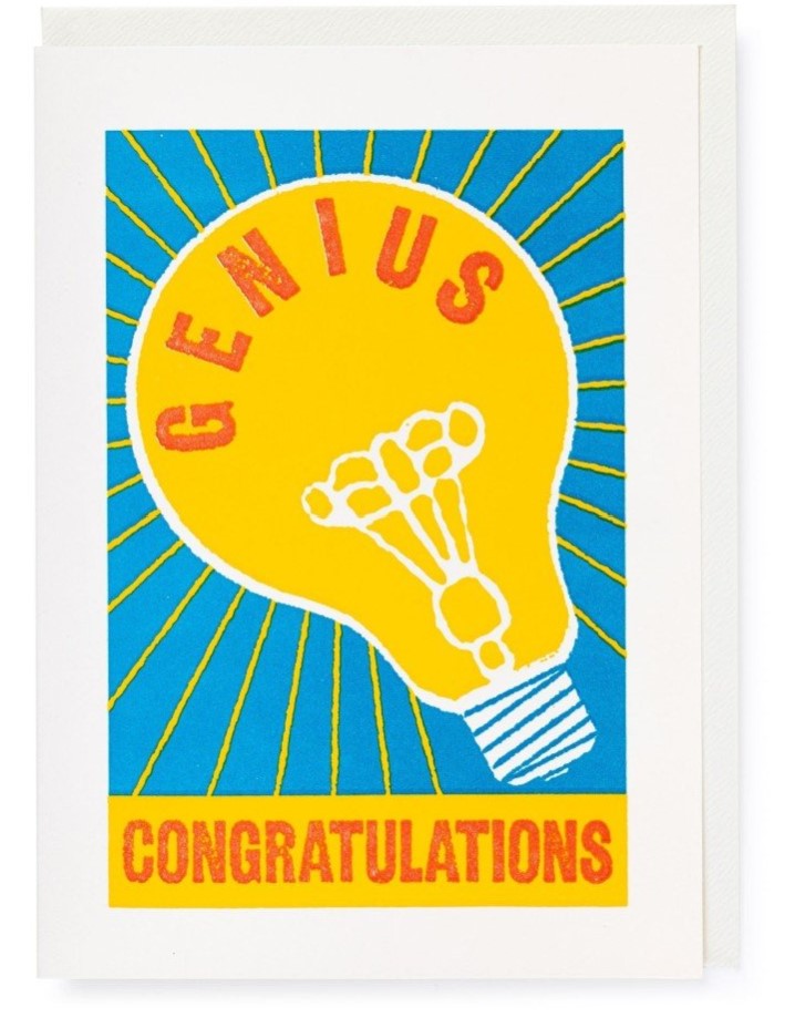 Congratulations Genius Card