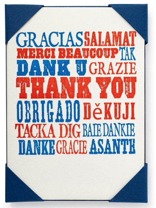 Thank You in Languages Pack of 5