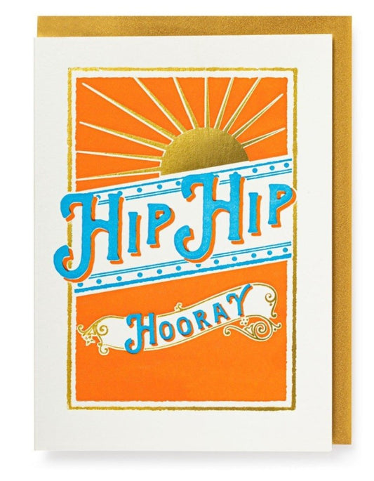 Hip Hip Hooray Sun Card
