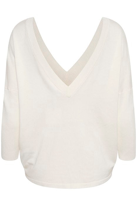 KilaSZ V-neck Pullover - White