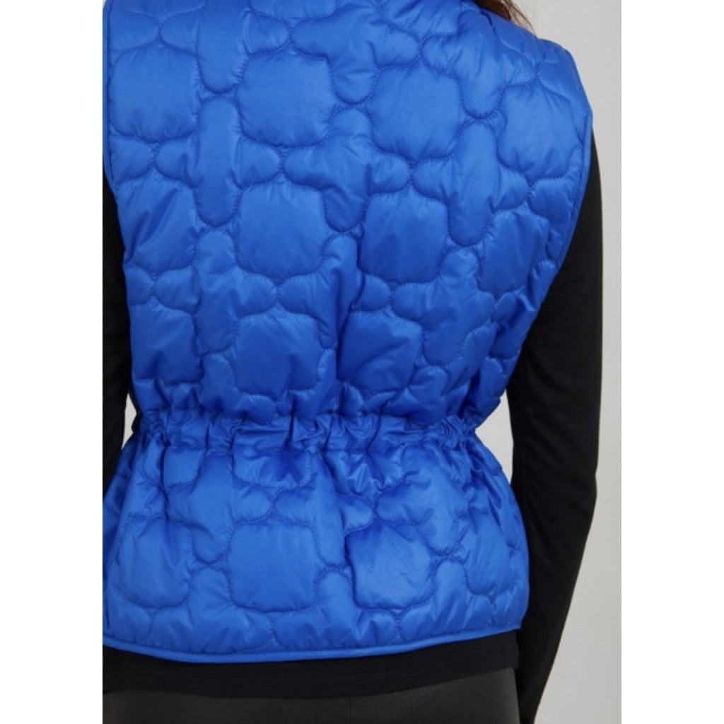 CC Heart Olga Quilted Vest - Cobalt Blue