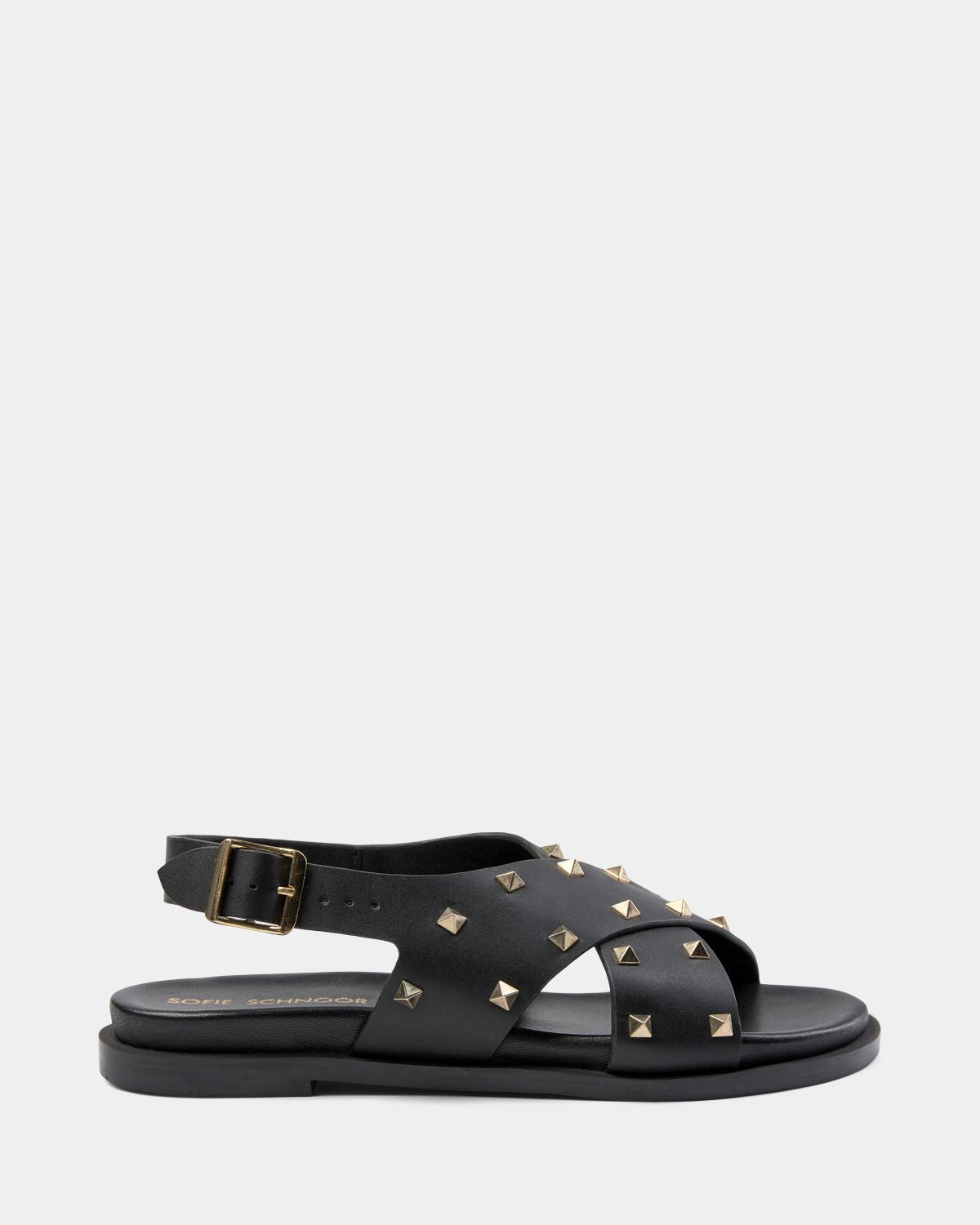 Black Sandals With Studs