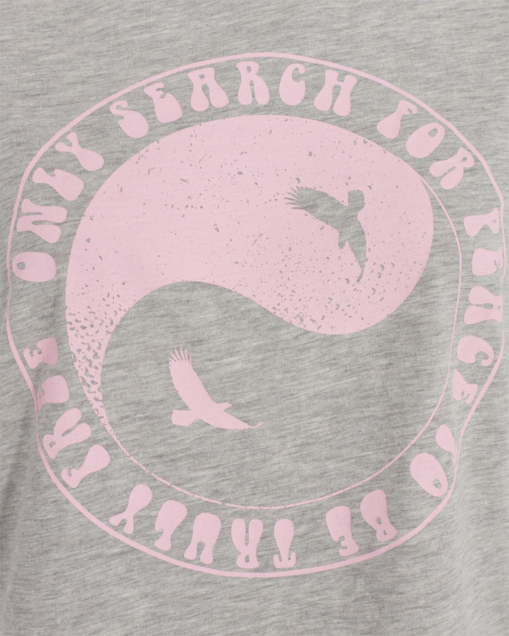 Grey Melange Peace T-Shirt