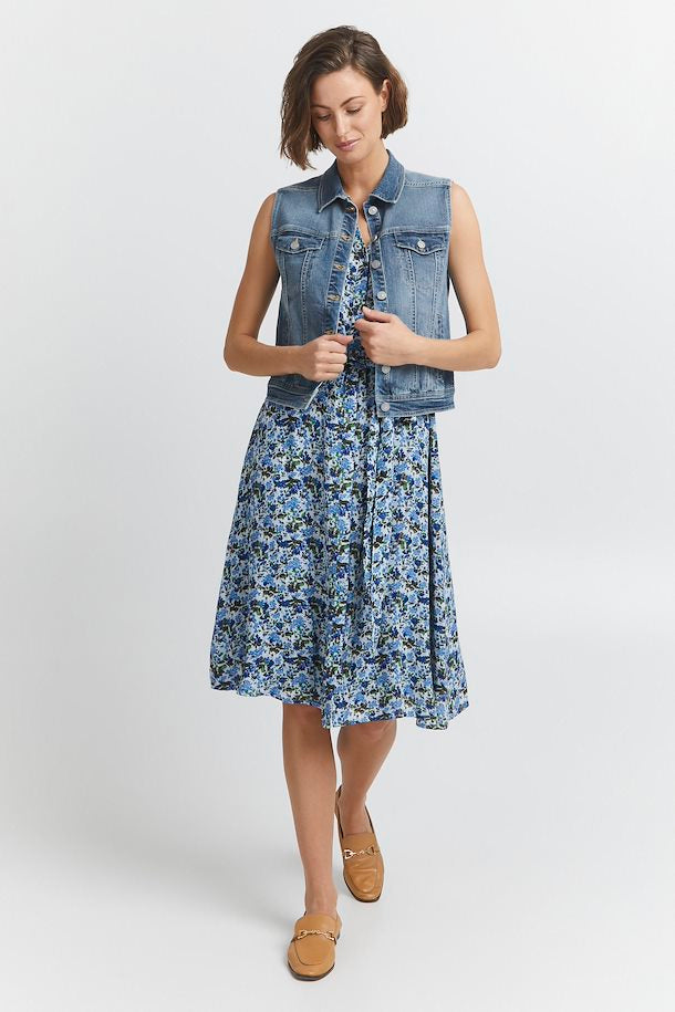 FRCUT DENIM WAISTCOAT
