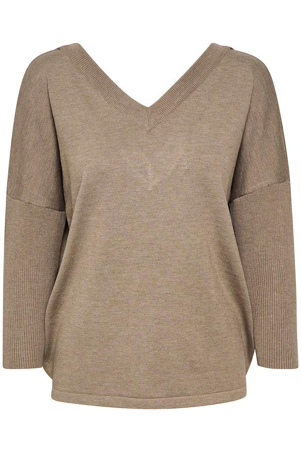KilaSZ V-neck Pullover - Atmos Melange