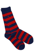 Classic Red Striped Bamboo Socks
