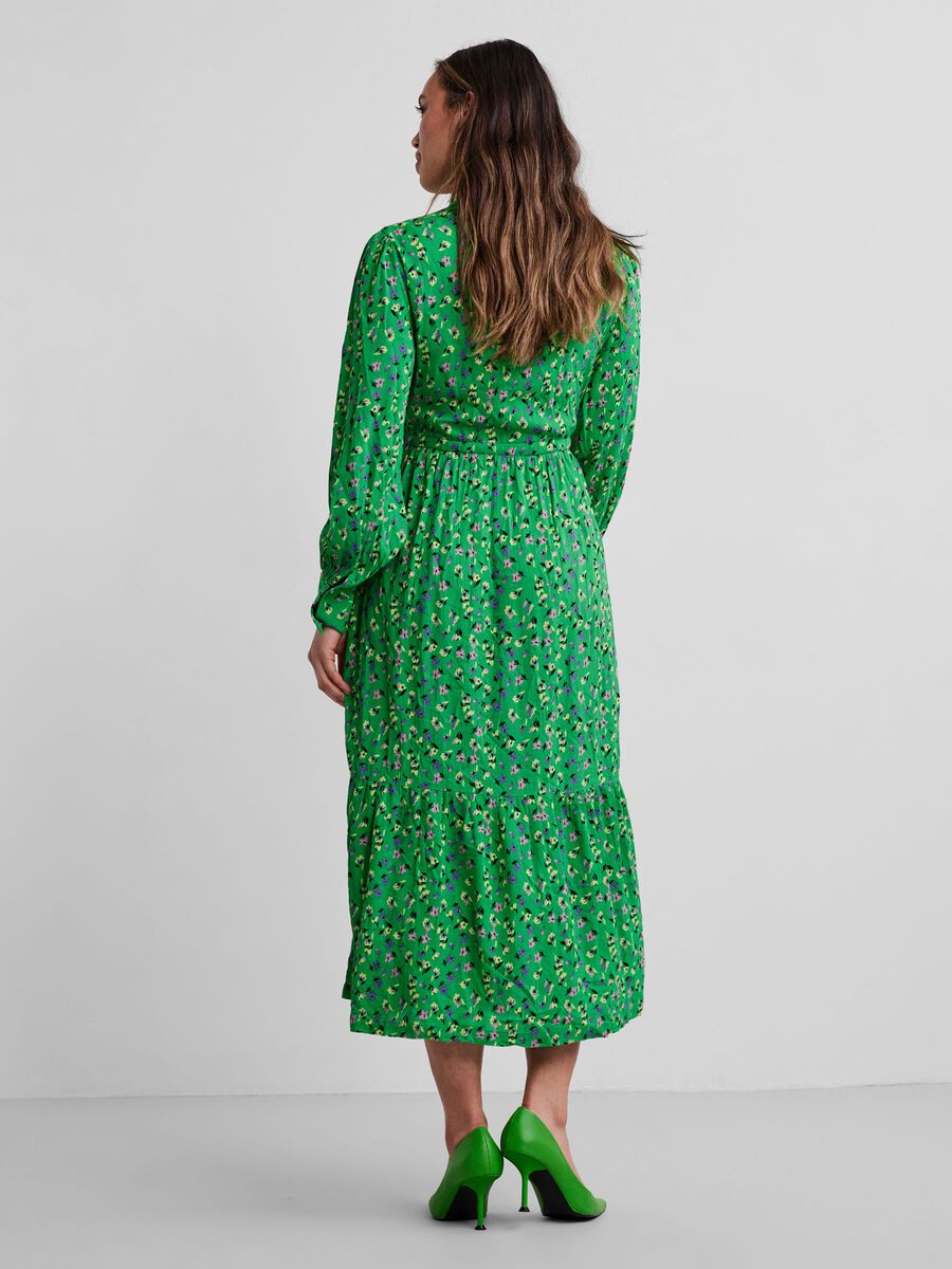 YASMALIKKA SHIRT DRESS - Island Green