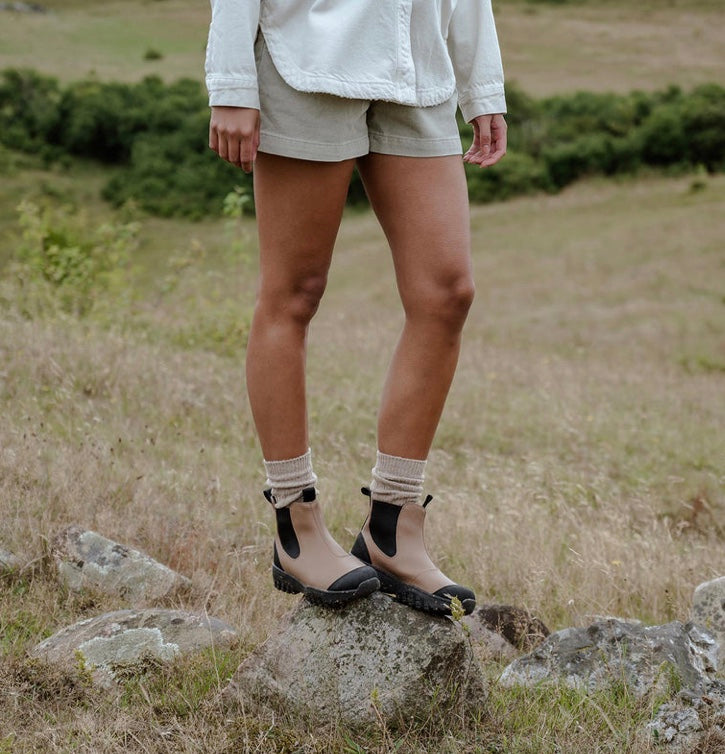 Magda Track Waterproof Boots - Latte