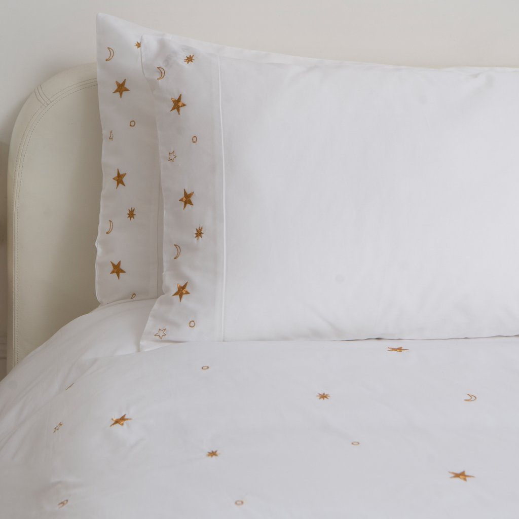 constellations pillow case pair