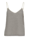 SLFIVY V-NECK STRAP TOP STRIPE