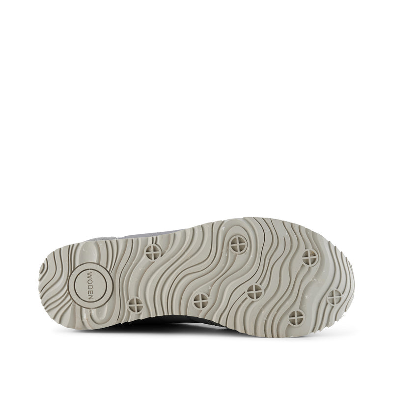 Nora lll Leather Trainers - Elephant