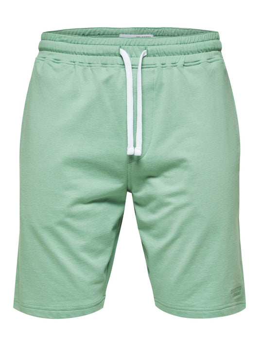 SLHORION Sweat Shorts - Granite Green