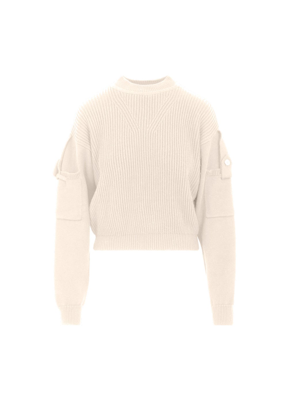 Seawool knit with pockets on sleeves