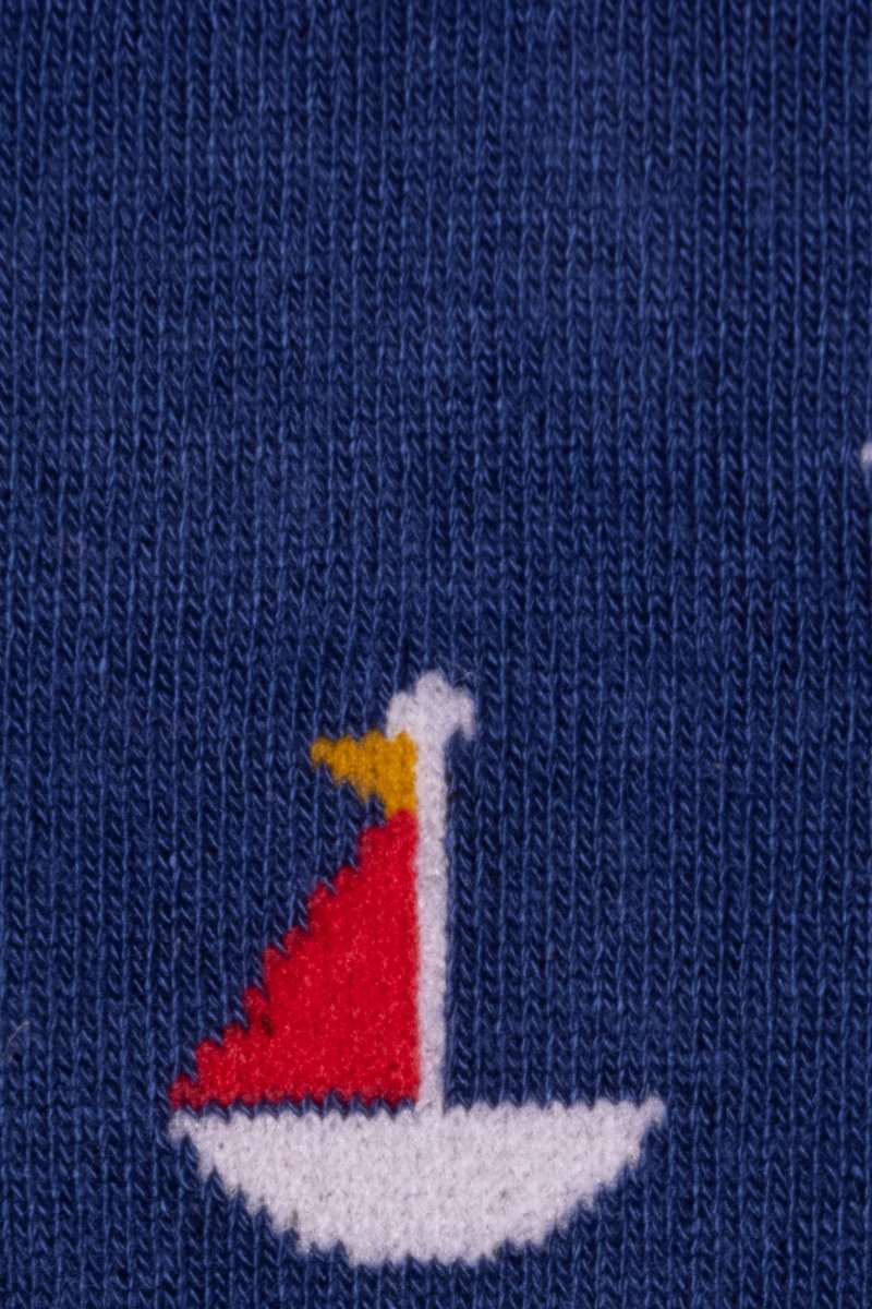 Sailing Boat Bamboo Socks