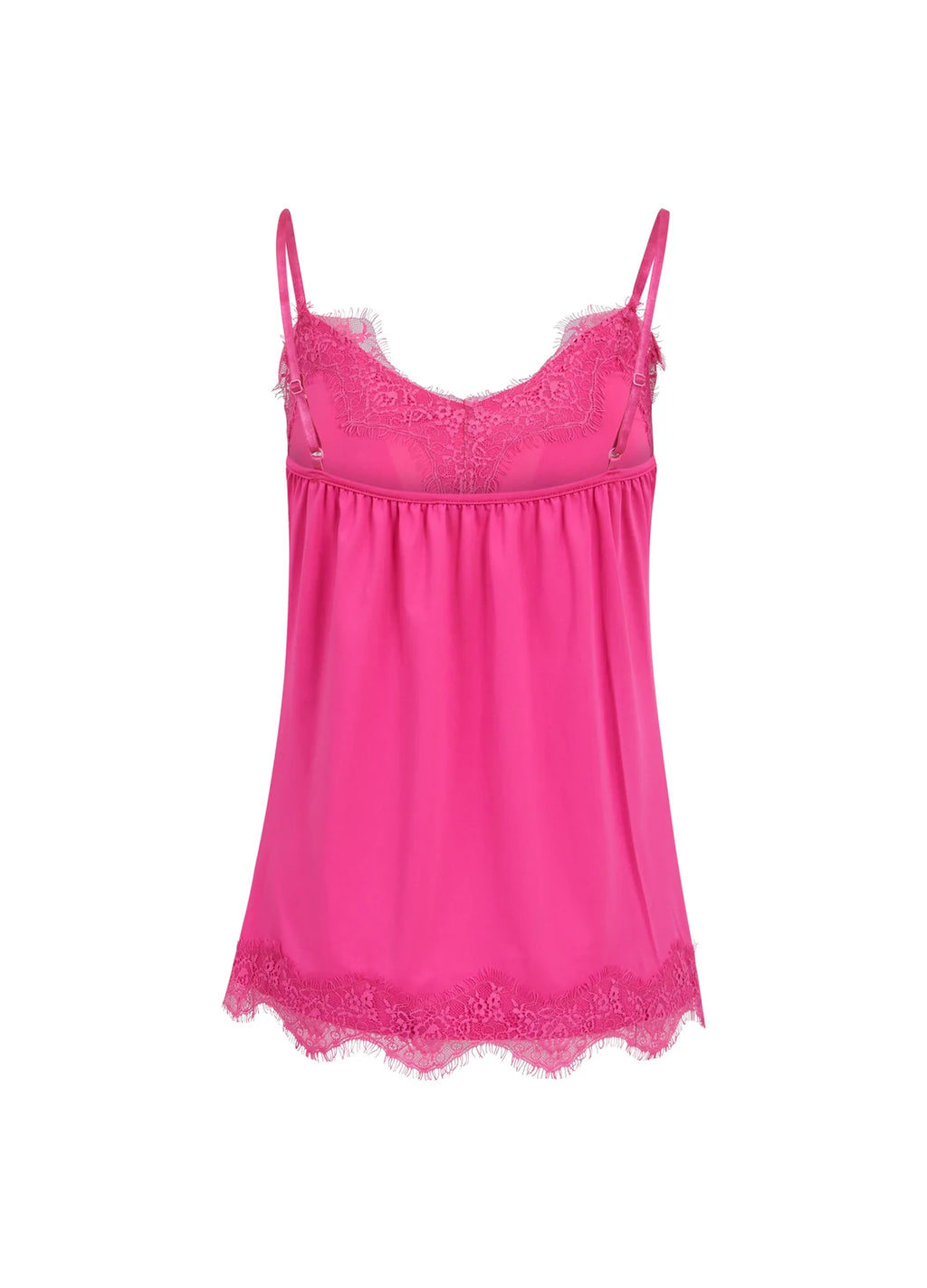 Rosie Lace Top - Hot Pink