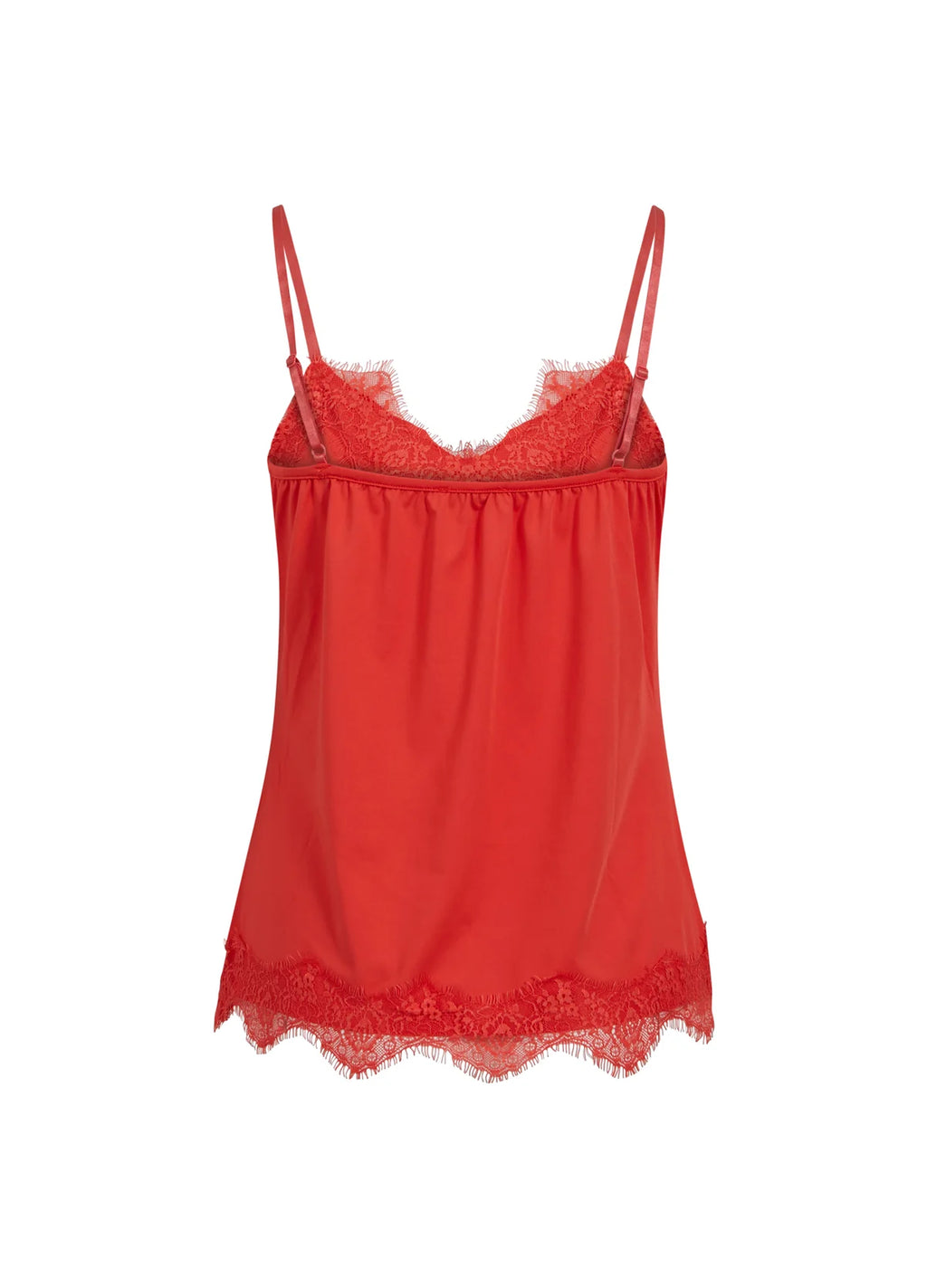 Rosie Lace Top - Red Lips