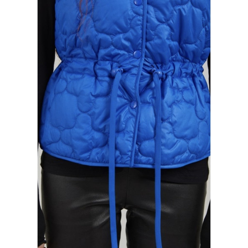 CC Heart Olga Quilted Vest - Cobalt Blue