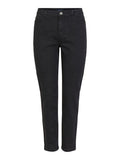 Black Stretchy High Waist Mom Jeans