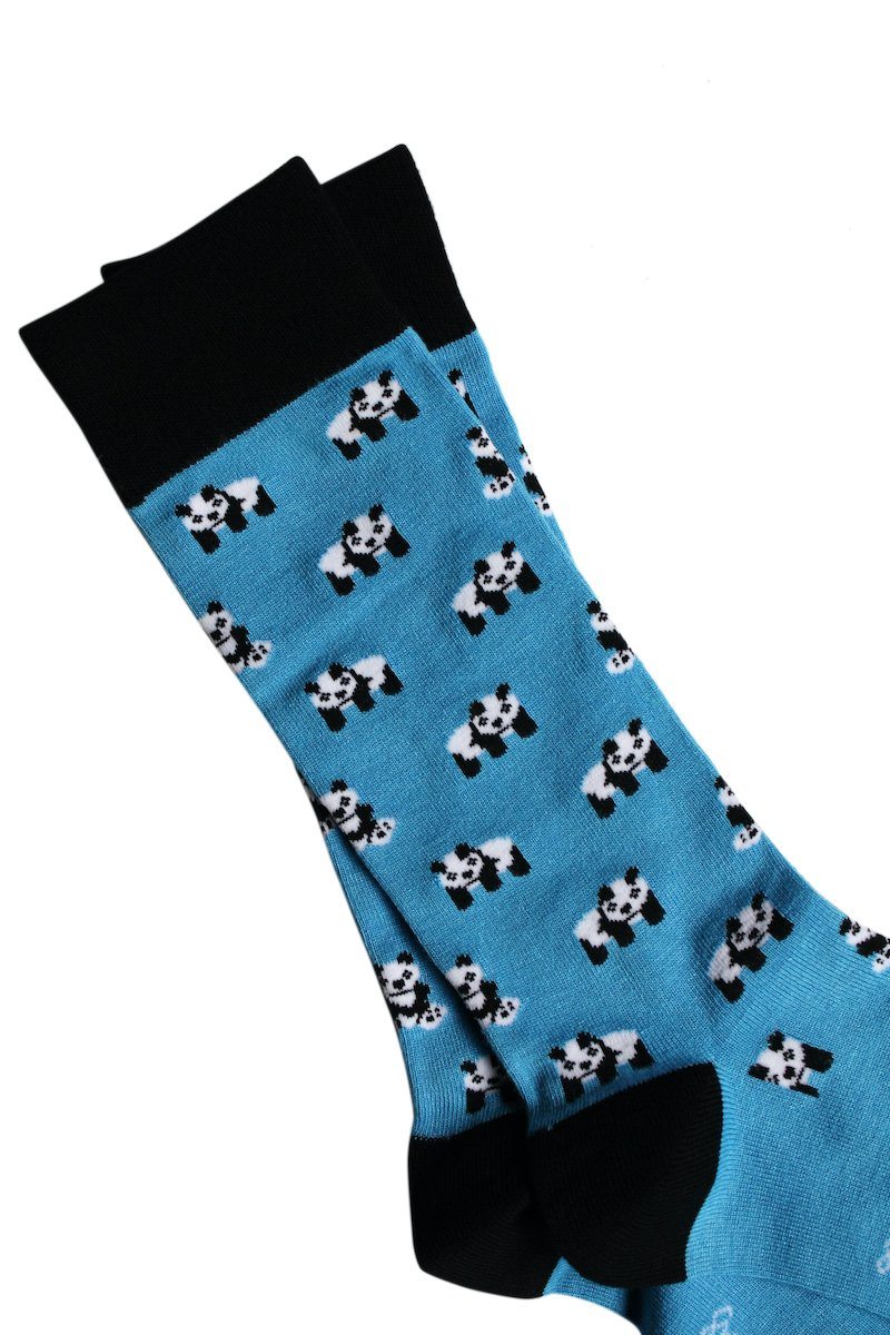 Blue Panda Bamboo Socks