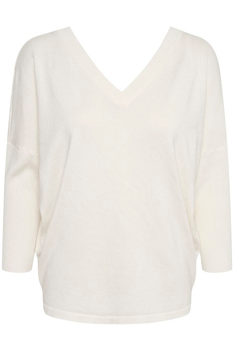 KilaSZ V-neck Pullover - White