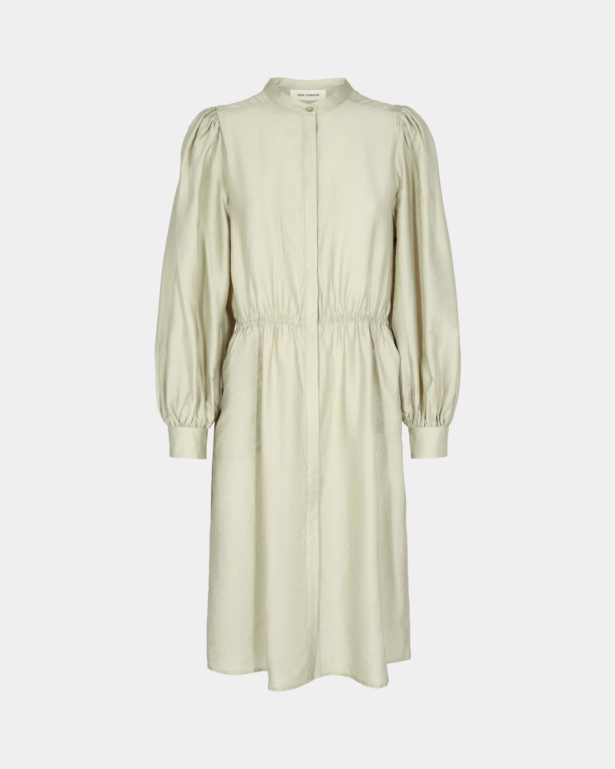 Tencel Mint Maxi LS Dress