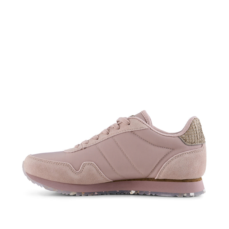 Nora lll Leather Trainers - Dry Rose