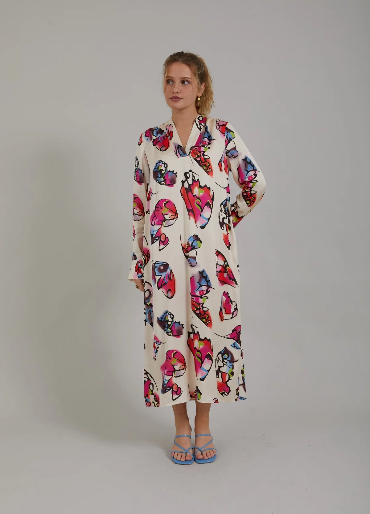 CC Dress with Butterfly Print