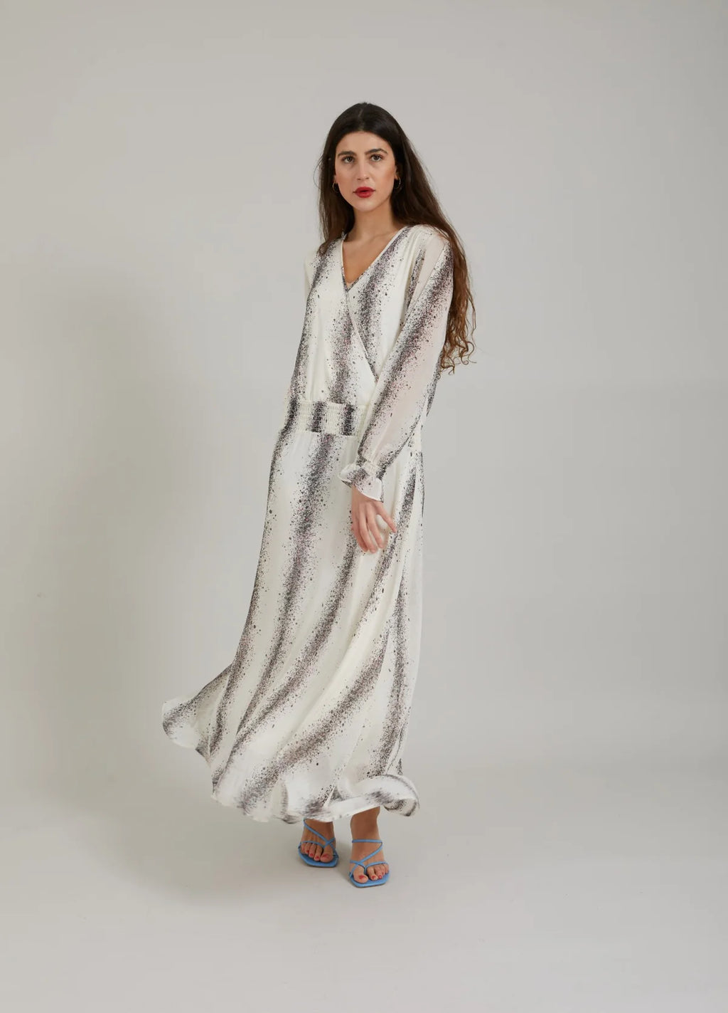 CC STRIPED SPLASH DRESS