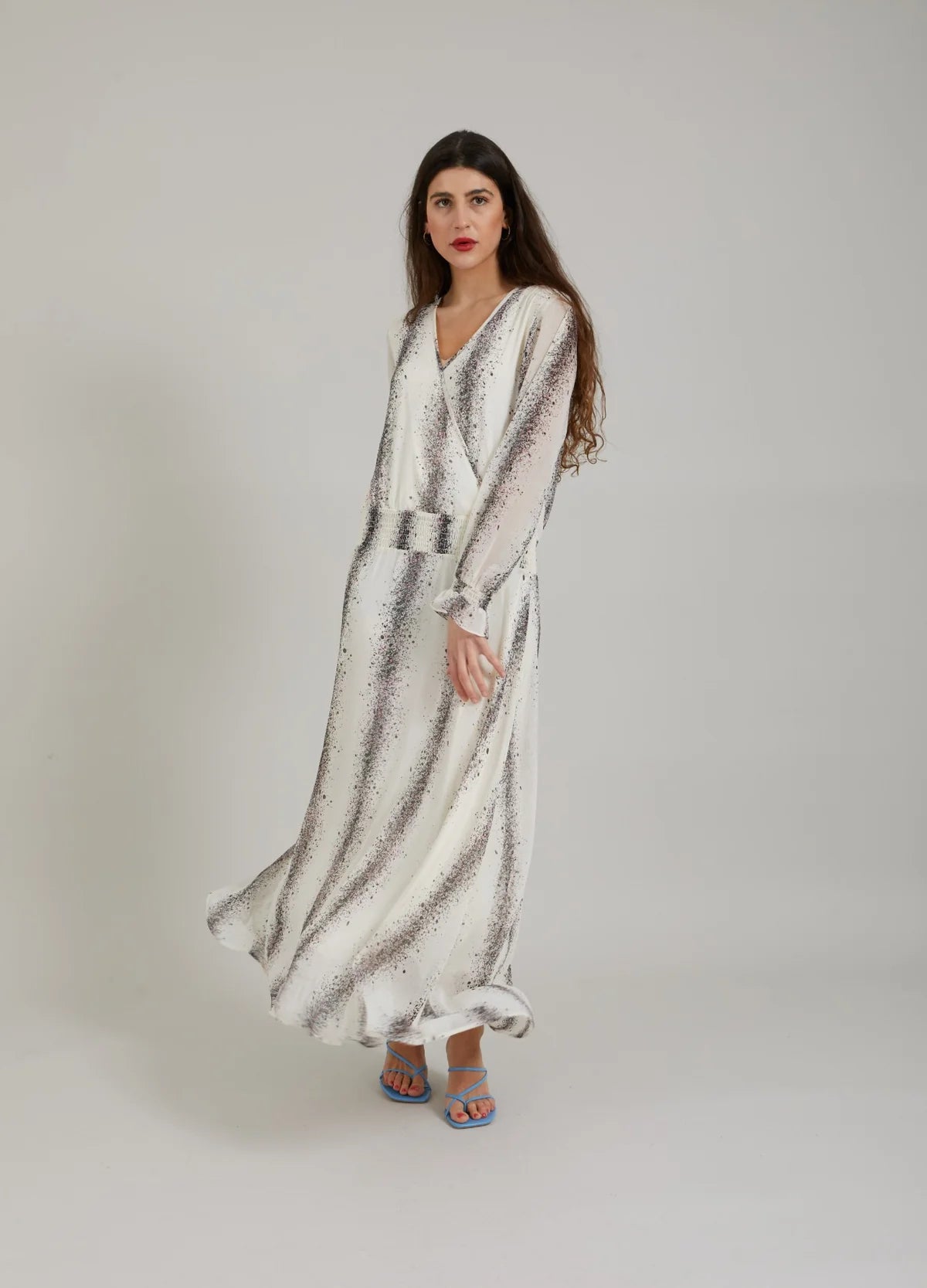 CC STRIPED SPLASH DRESS