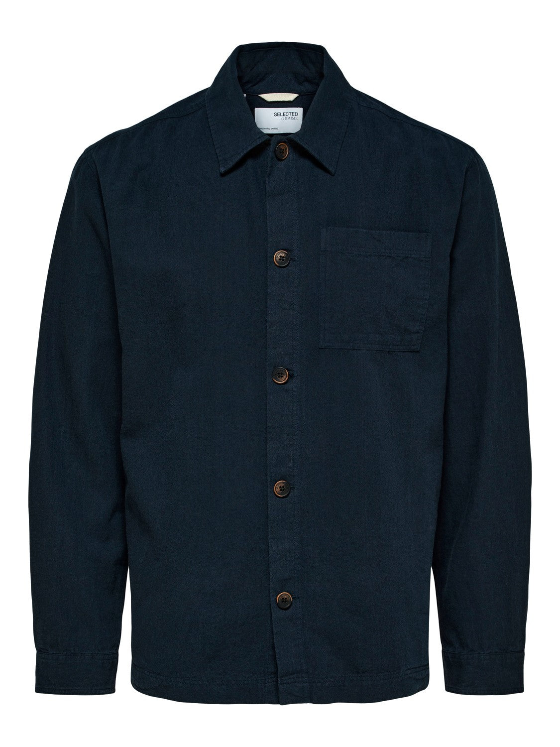 LOOSEBLAS-LINEN OVERSHIRT