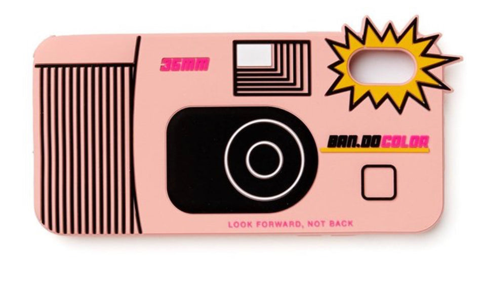 Silicone iPhone case - disposable camera (X/XS)