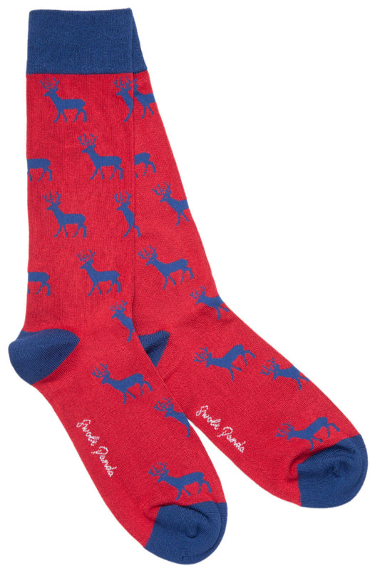 Red Stag Bamboo Socks