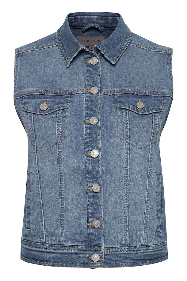 FRCUT DENIM WAISTCOAT