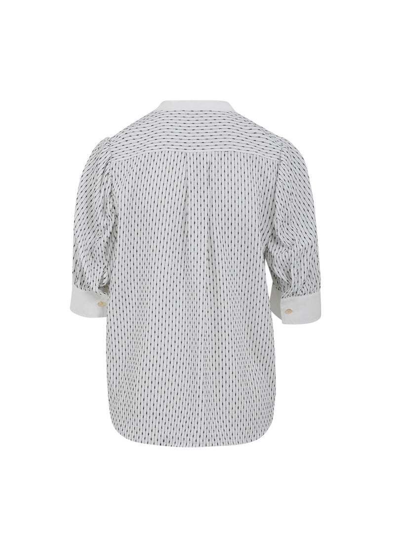 White Blouse With Stripes