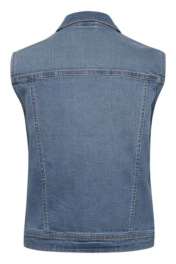 FRCUT DENIM WAISTCOAT