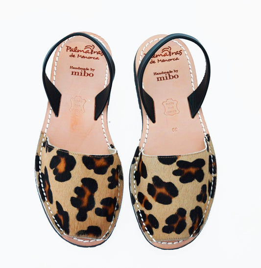 leopard print sandals - Palmeiras de Menorca