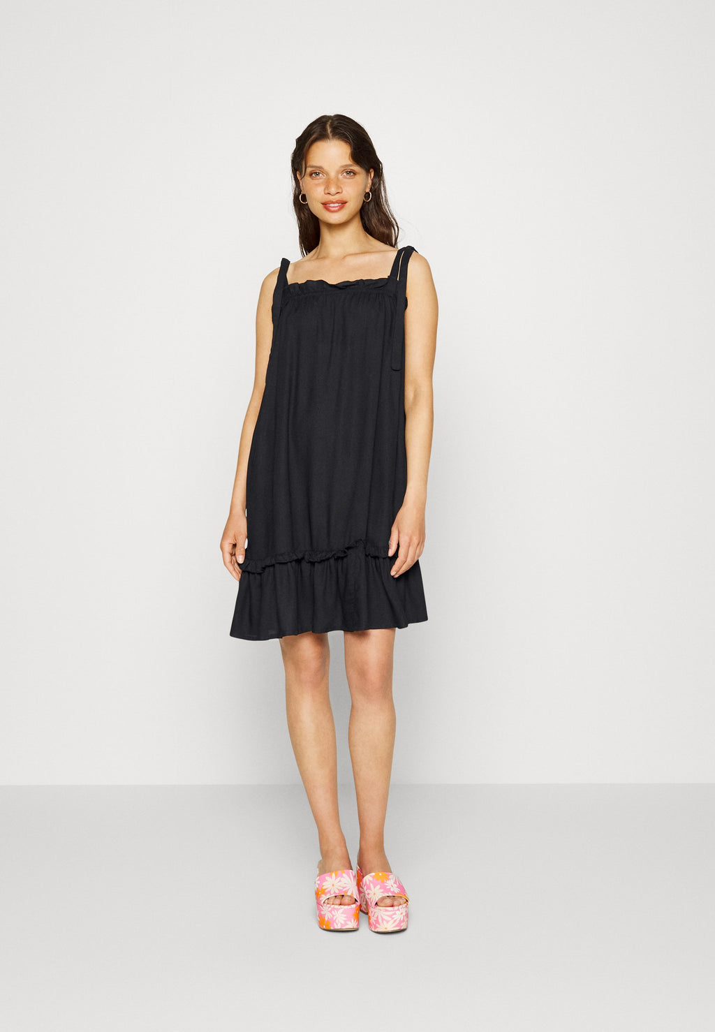 PCVIOLET STRAP DRESS - Black