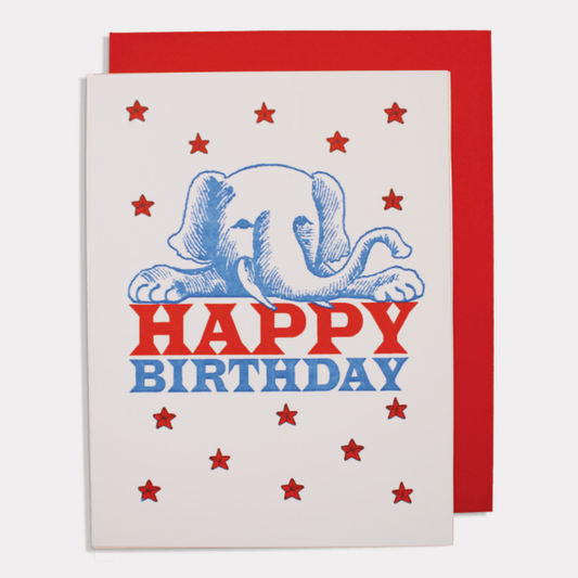 Baby Elephant Birthday Card
