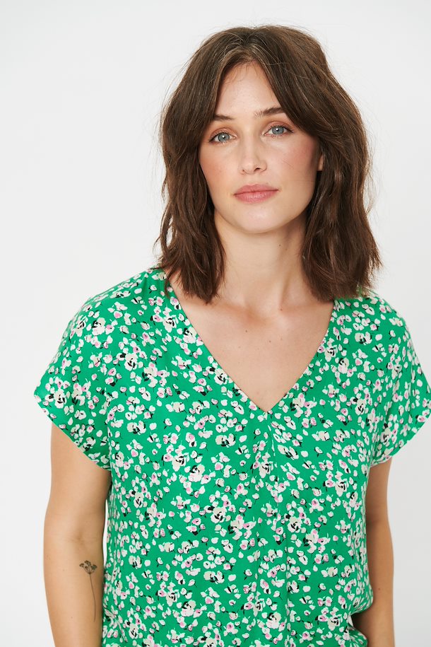 MaddinSZ Top - Bean Chute Fleurs