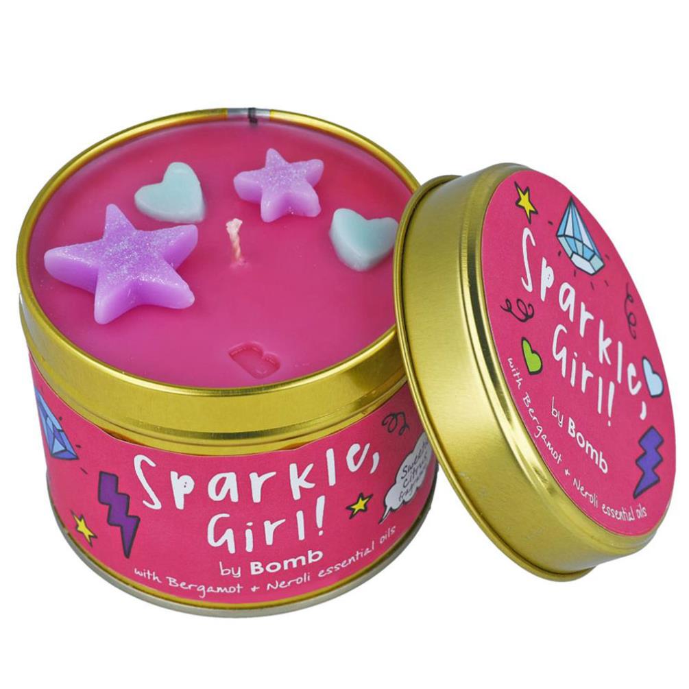 Sparkle, Girl! Tin Candle
