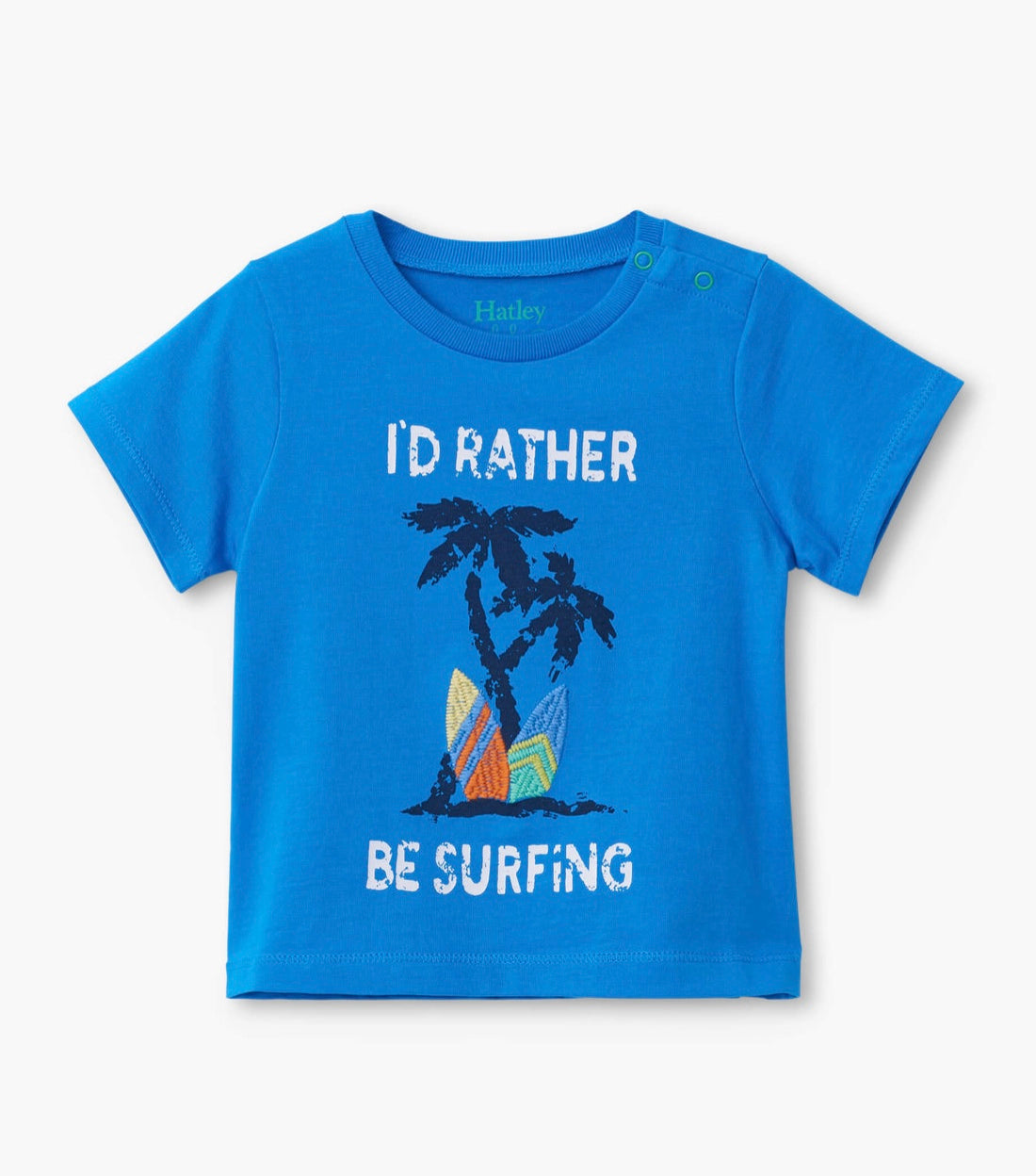 Surfing baby graphic tee