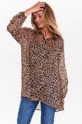 NUELIZ LONG SHIRT -  Caviar