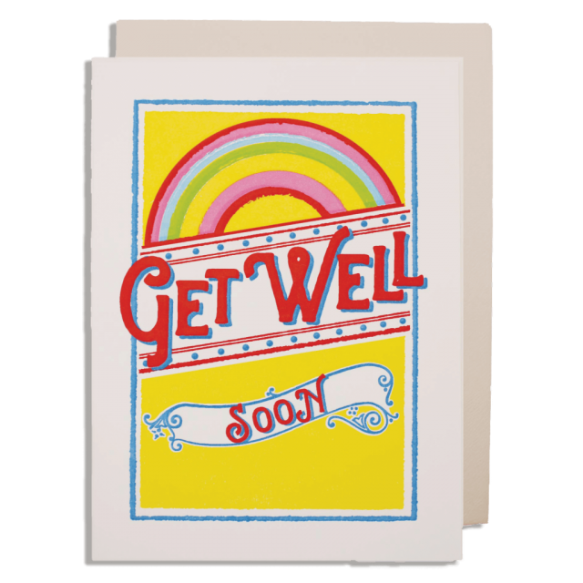 Get Well Rainbow Card